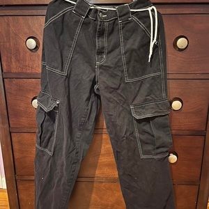 Size 28 Black RSQ Cargo Pants